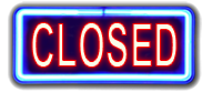 Muterita Closed Sign